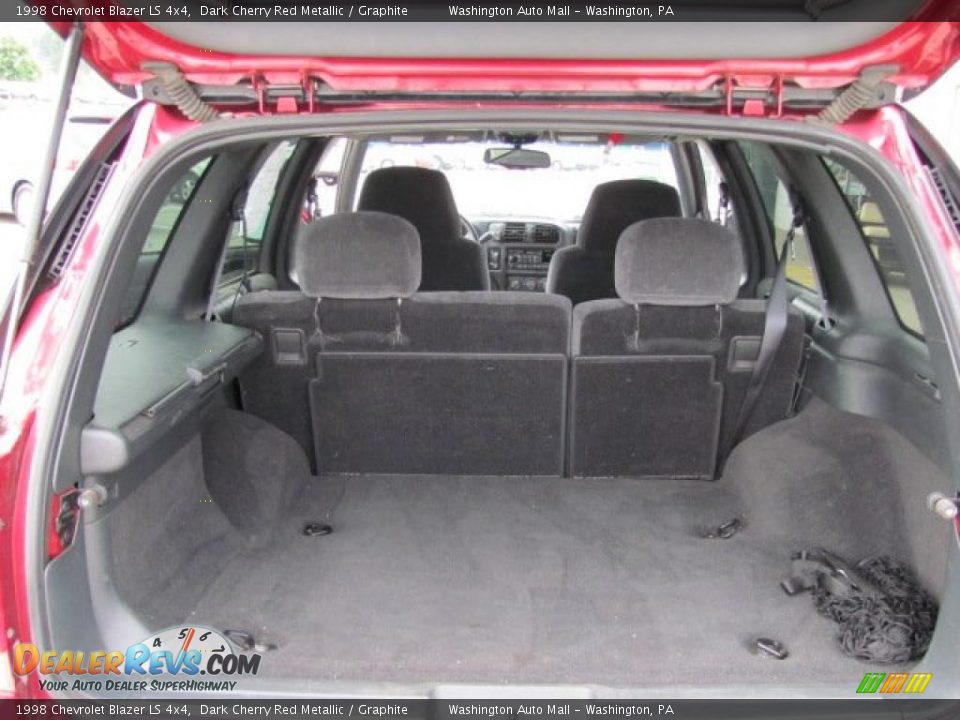 1998 Chevrolet Blazer LS 4x4 Dark Cherry Red Metallic / Graphite Photo #11