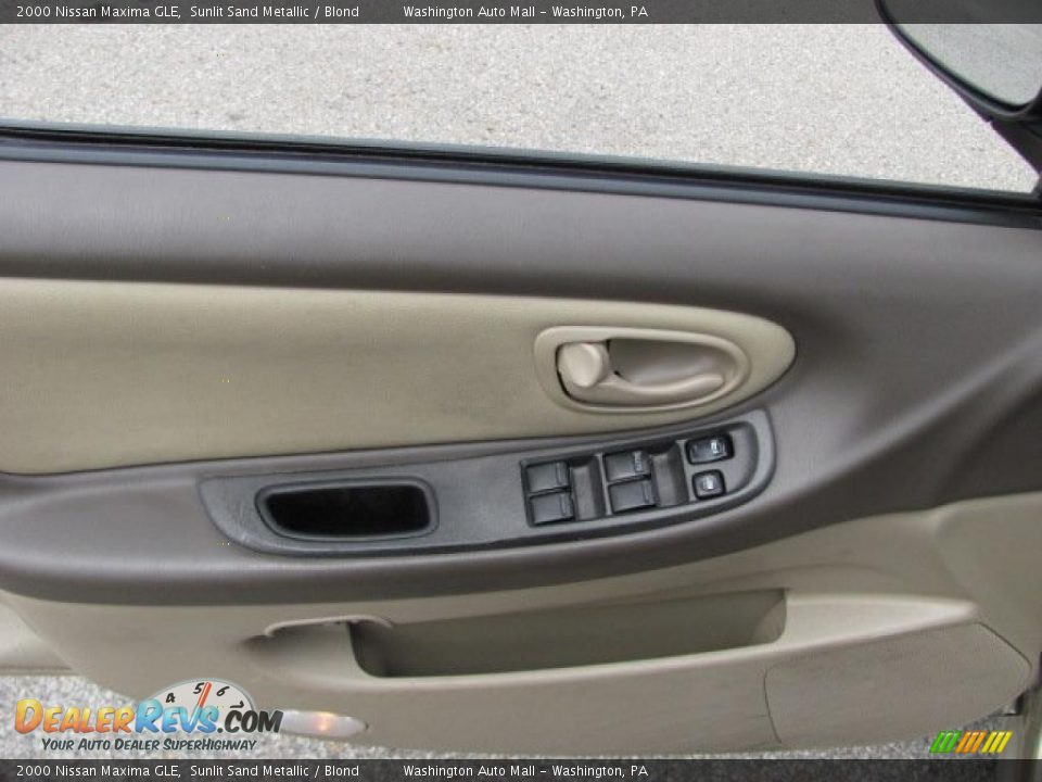 2000 Nissan Maxima GLE Sunlit Sand Metallic / Blond Photo #14
