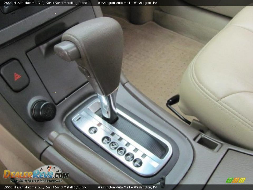 2000 Nissan Maxima GLE Sunlit Sand Metallic / Blond Photo #15