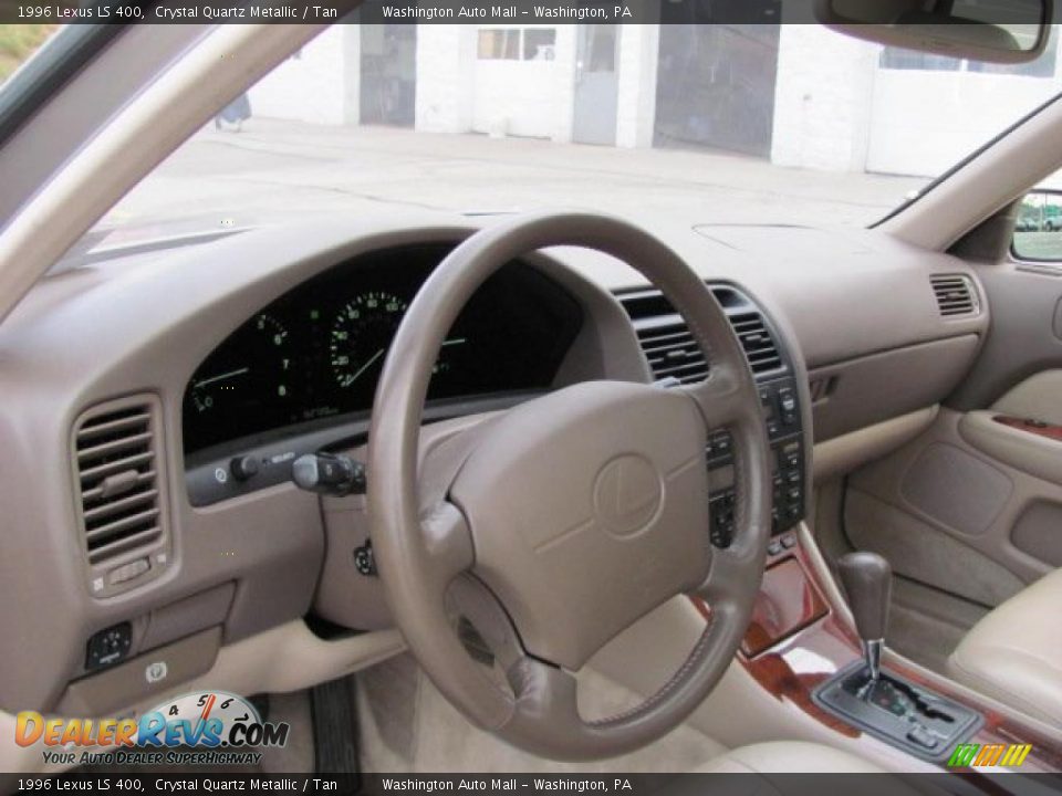 1996 Lexus LS 400 Crystal Quartz Metallic / Tan Photo #12