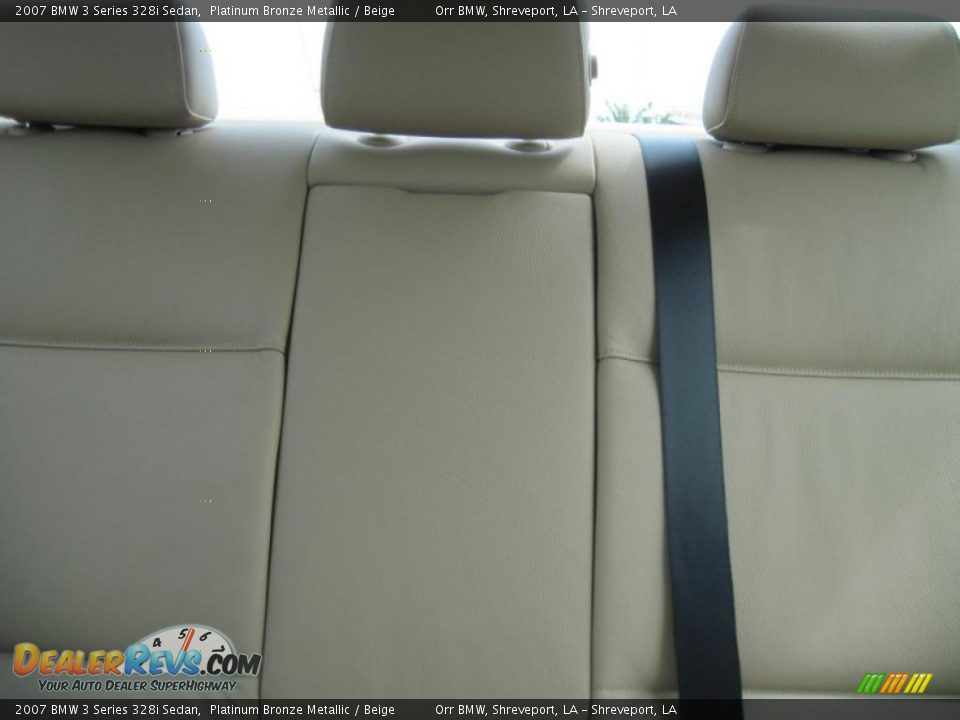 2007 BMW 3 Series 328i Sedan Platinum Bronze Metallic / Beige Photo #7