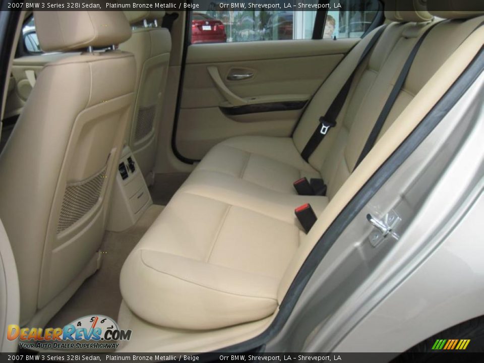 2007 BMW 3 Series 328i Sedan Platinum Bronze Metallic / Beige Photo #9