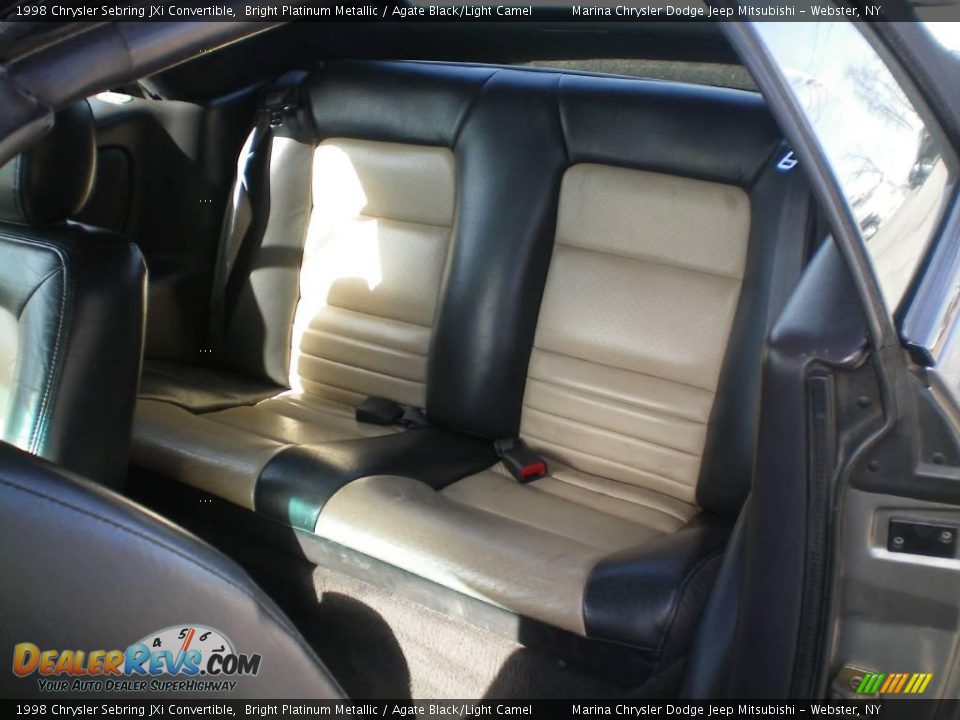 1998 Chrysler Sebring JXi Convertible Bright Platinum Metallic / Agate Black/Light Camel Photo #3