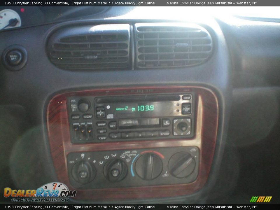 1998 Chrysler Sebring JXi Convertible Bright Platinum Metallic / Agate Black/Light Camel Photo #5