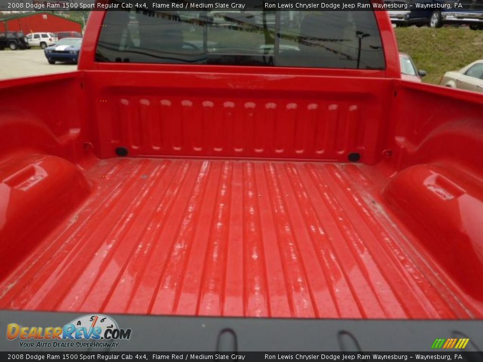 2008 Dodge Ram 1500 Sport Regular Cab 4x4 Flame Red / Medium Slate Gray Photo #16