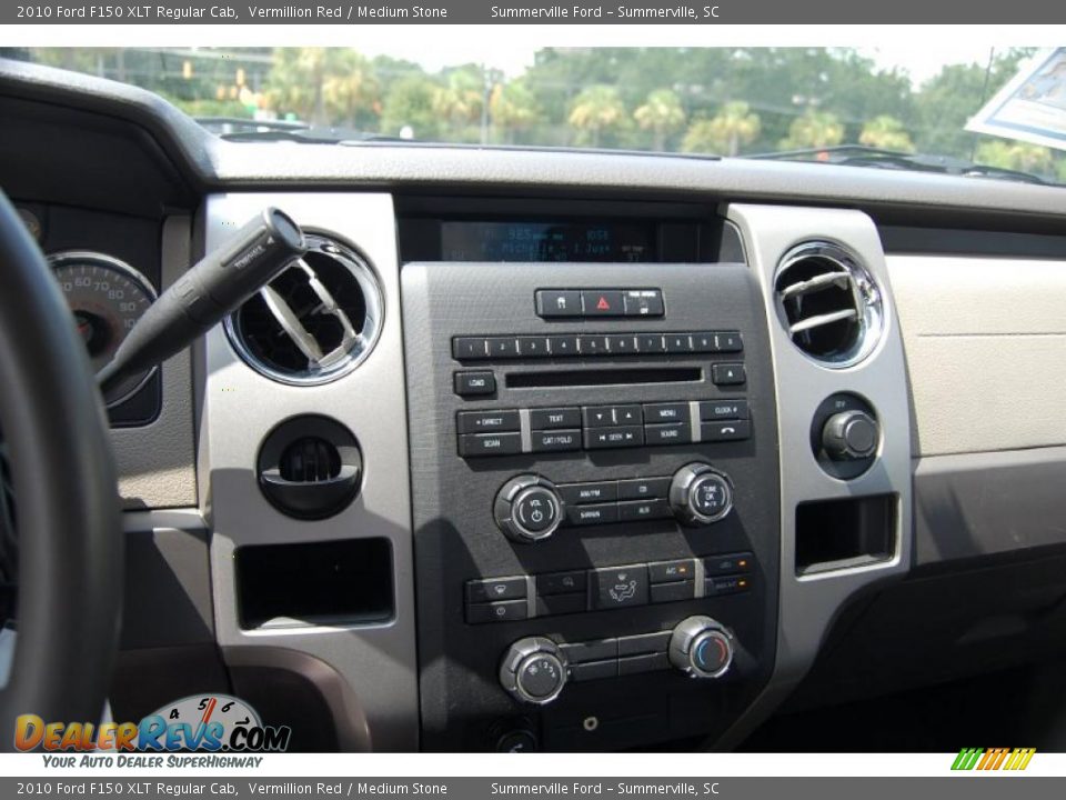 2010 Ford F150 XLT Regular Cab Vermillion Red / Medium Stone Photo #20