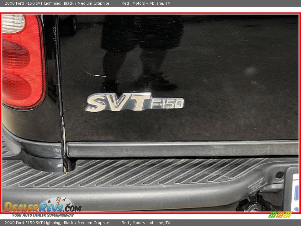 2000 Ford F150 SVT Lightning Black / Medium Graphite Photo #4