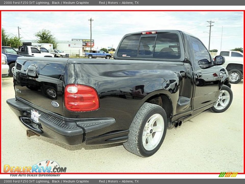 2000 Ford F150 SVT Lightning Black / Medium Graphite Photo #8