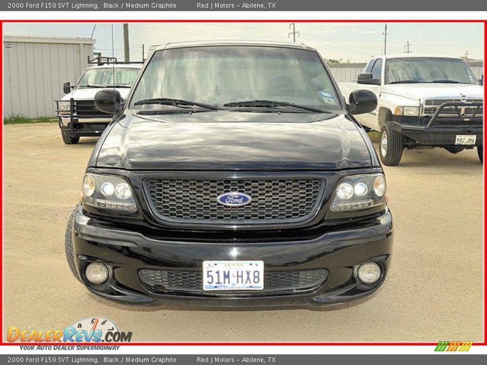 2000 Ford F150 SVT Lightning Black / Medium Graphite Photo #12