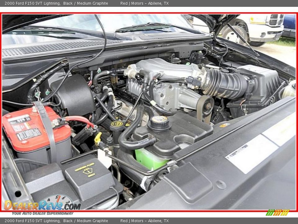 2000 Ford F150 SVT Lightning Black / Medium Graphite Photo #21