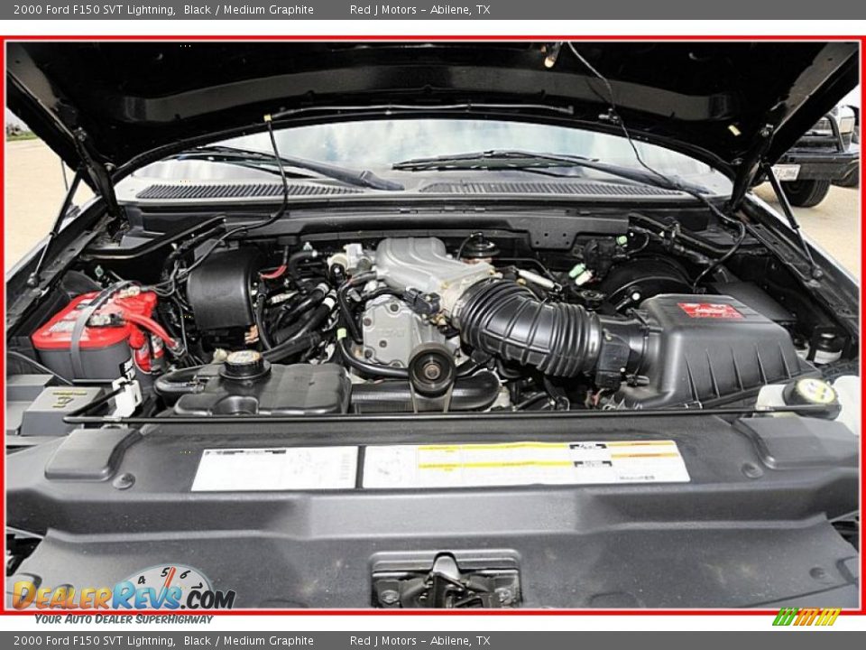 2000 Ford F150 SVT Lightning Black / Medium Graphite Photo #23
