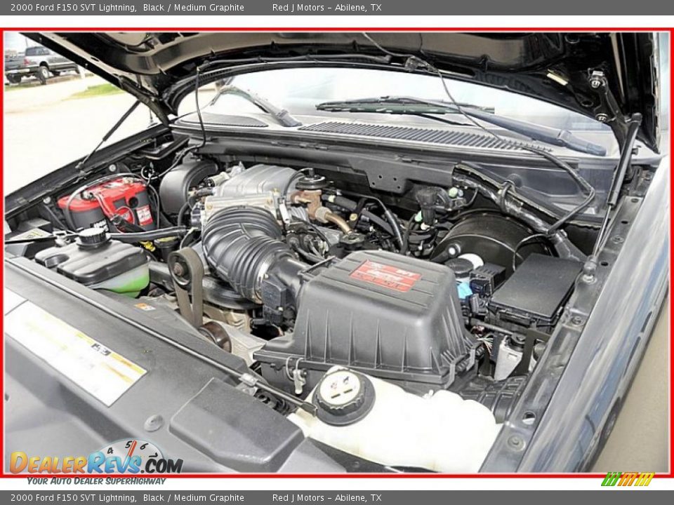 2000 Ford F150 SVT Lightning Black / Medium Graphite Photo #24