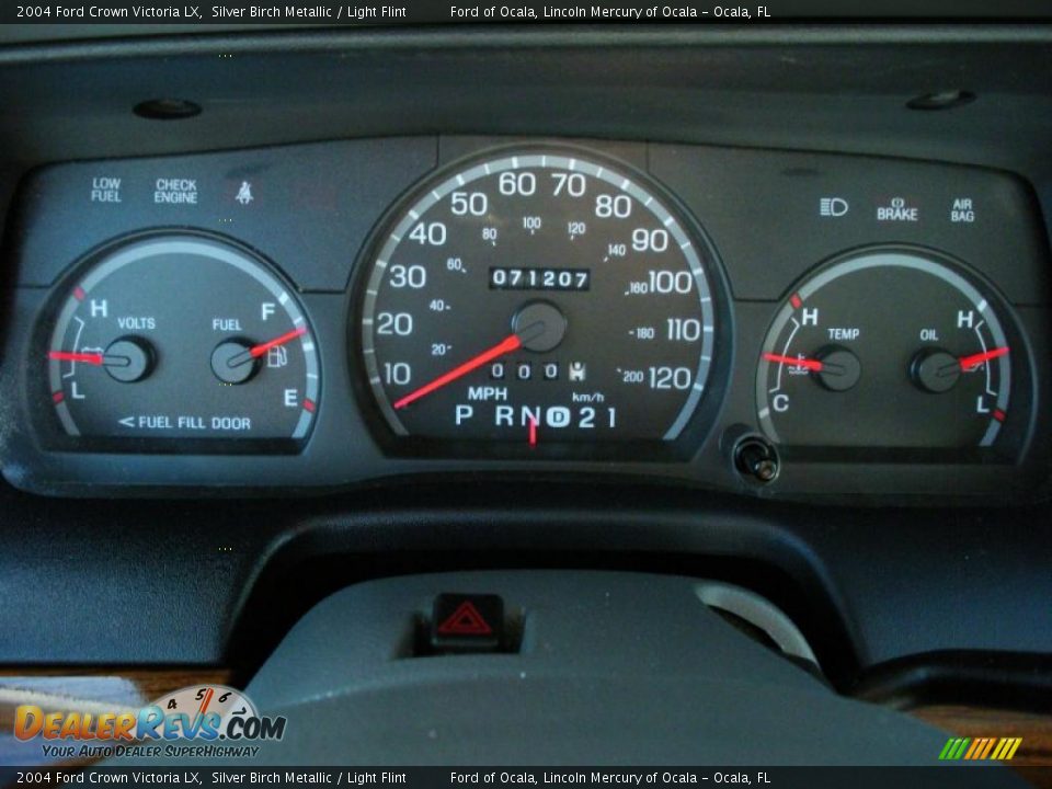 2004 Ford Crown Victoria LX Silver Birch Metallic / Light Flint Photo #19