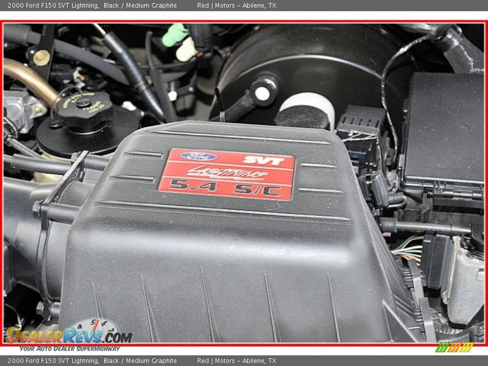 2000 Ford F150 SVT Lightning Black / Medium Graphite Photo #25
