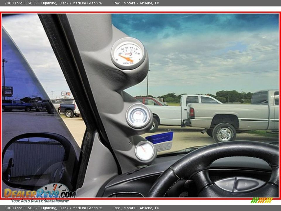 2000 Ford F150 SVT Lightning Black / Medium Graphite Photo #28