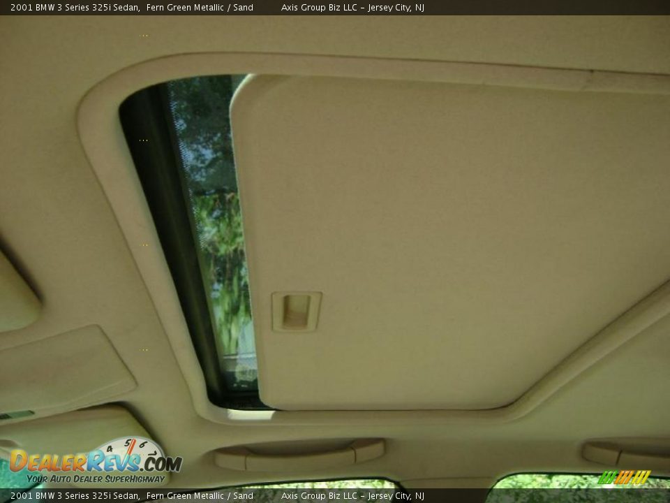 2001 BMW 3 Series 325i Sedan Fern Green Metallic / Sand Photo #14
