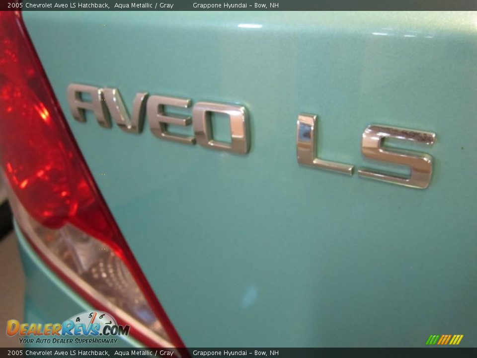 2005 Chevrolet Aveo LS Hatchback Aqua Metallic / Gray Photo #5