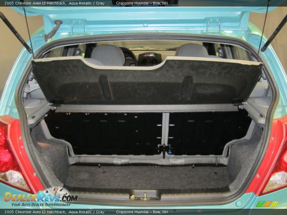 2005 Chevrolet Aveo LS Hatchback Aqua Metallic / Gray Photo #6