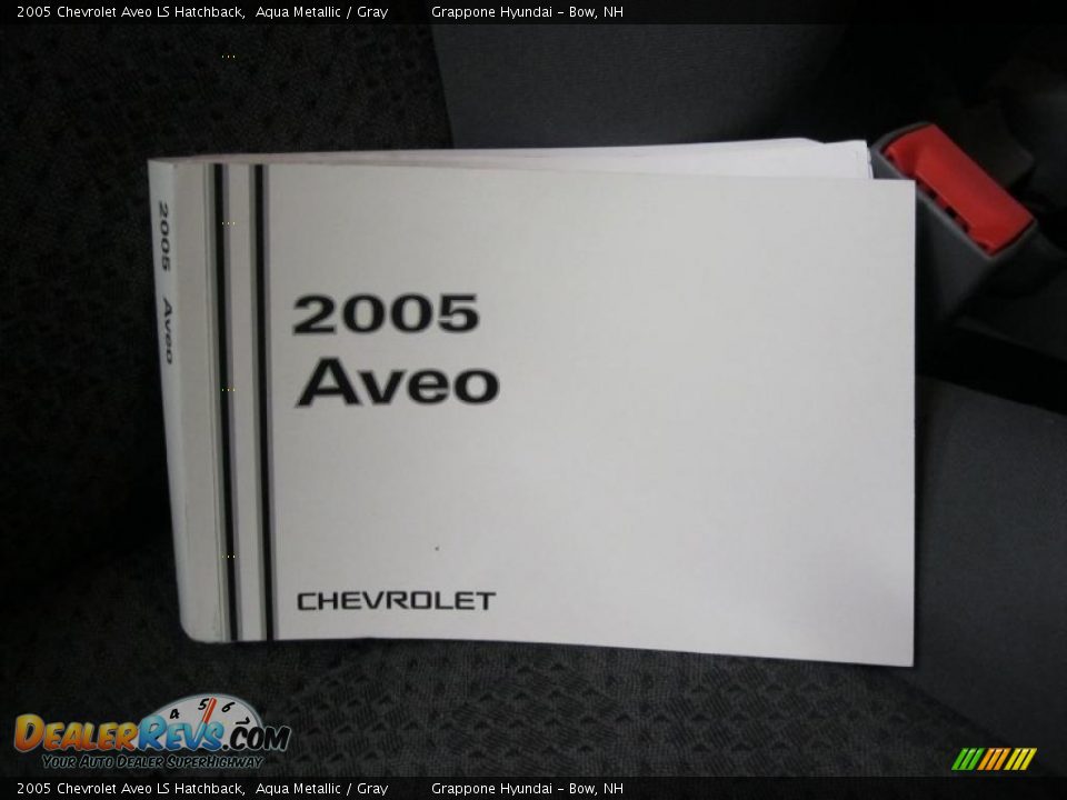 2005 Chevrolet Aveo LS Hatchback Aqua Metallic / Gray Photo #10