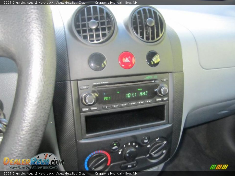 2005 Chevrolet Aveo LS Hatchback Aqua Metallic / Gray Photo #12