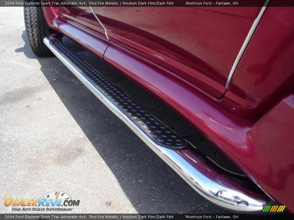 2004 Ford Explorer Sport Trac Adrenalin 4x4 Red Fire Metallic / Medium Dark Flint/Dark Flint Photo #12