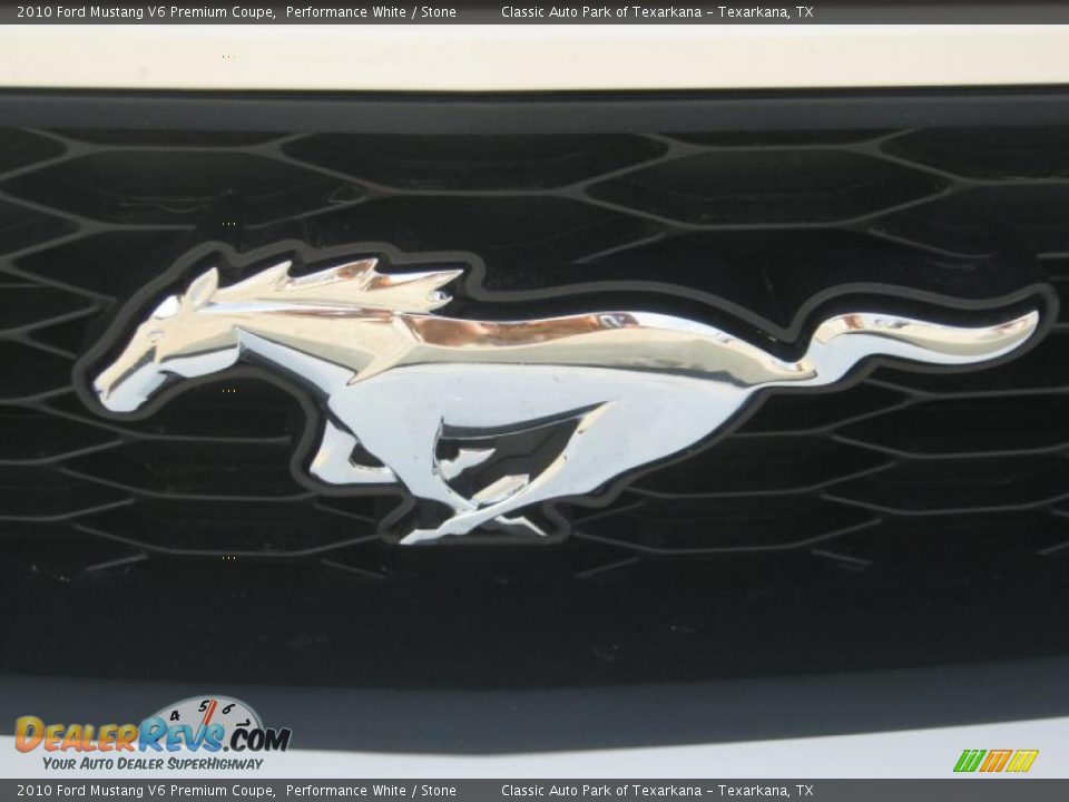 2010 Ford Mustang V6 Premium Coupe Performance White / Stone Photo #21