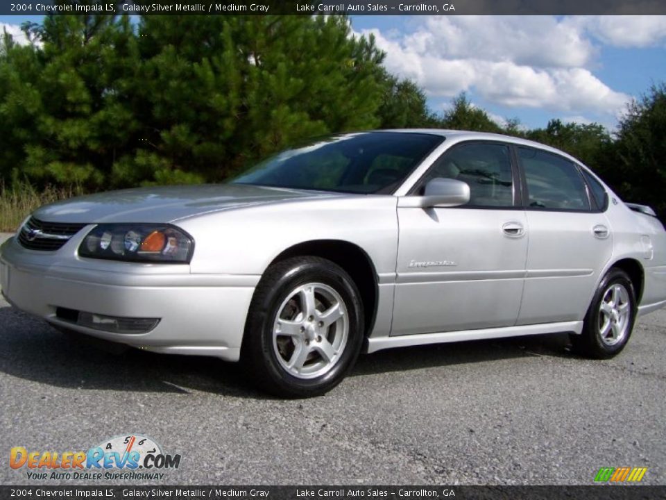 2004 Chevrolet Impala LS Galaxy Silver Metallic / Medium Gray Photo #2