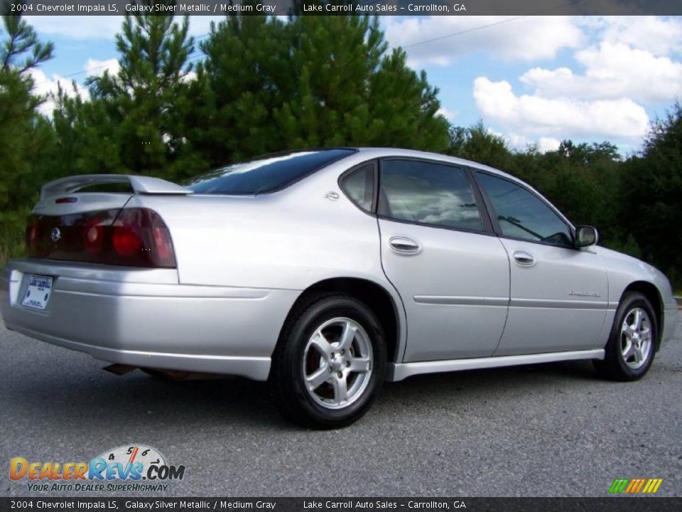 2004 Chevrolet Impala LS Galaxy Silver Metallic / Medium Gray Photo #3