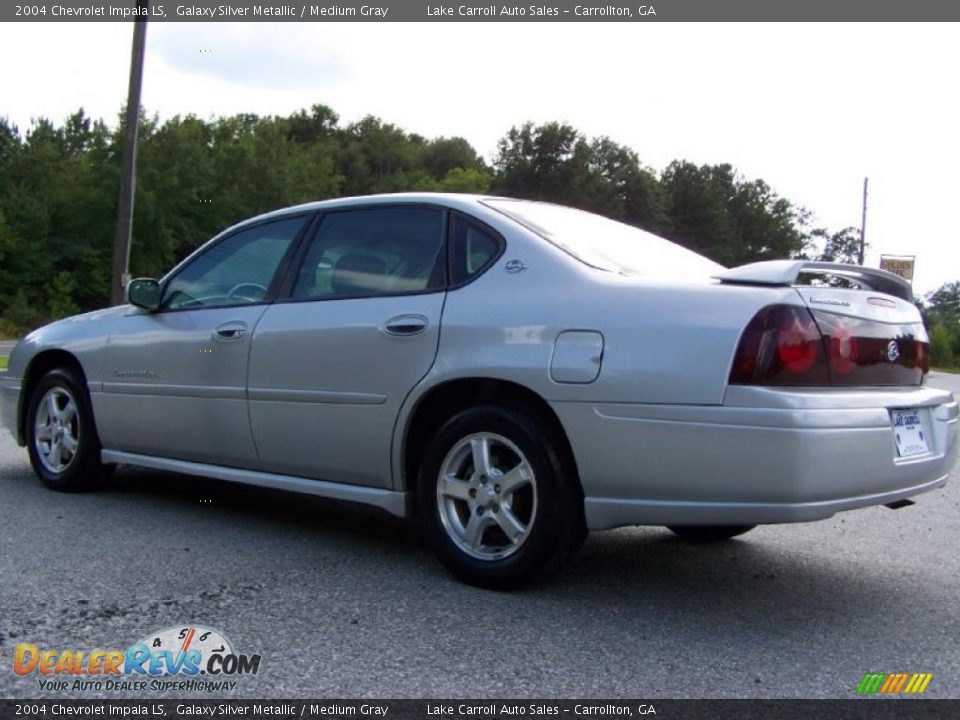 2004 Chevrolet Impala LS Galaxy Silver Metallic / Medium Gray Photo #4