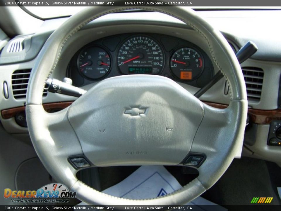 2004 Chevrolet Impala LS Galaxy Silver Metallic / Medium Gray Photo #10