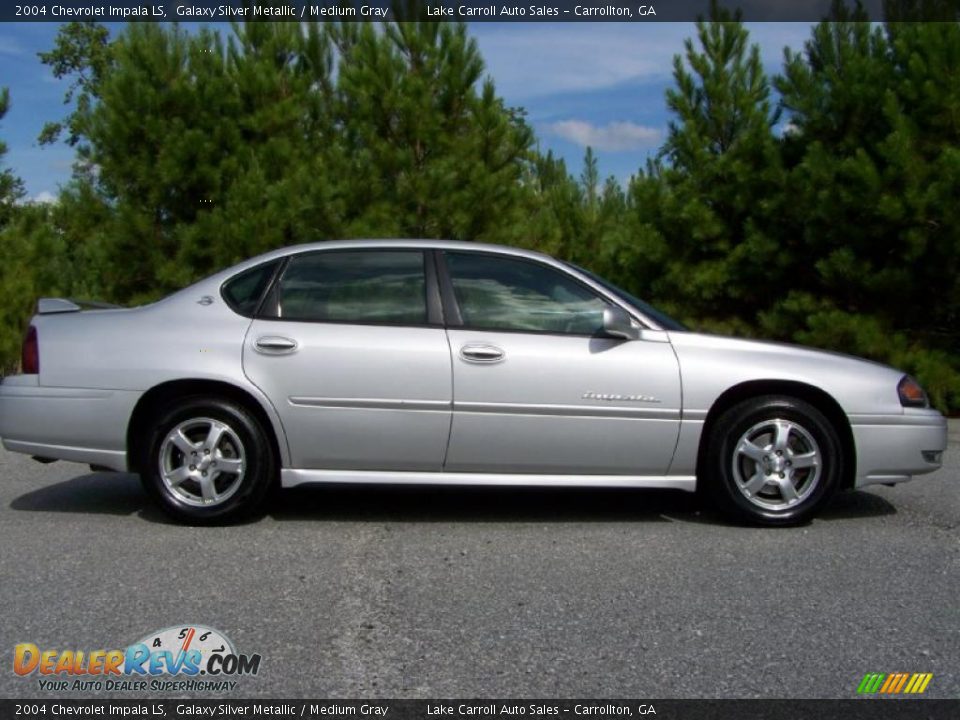 2004 Chevrolet Impala LS Galaxy Silver Metallic / Medium Gray Photo #11