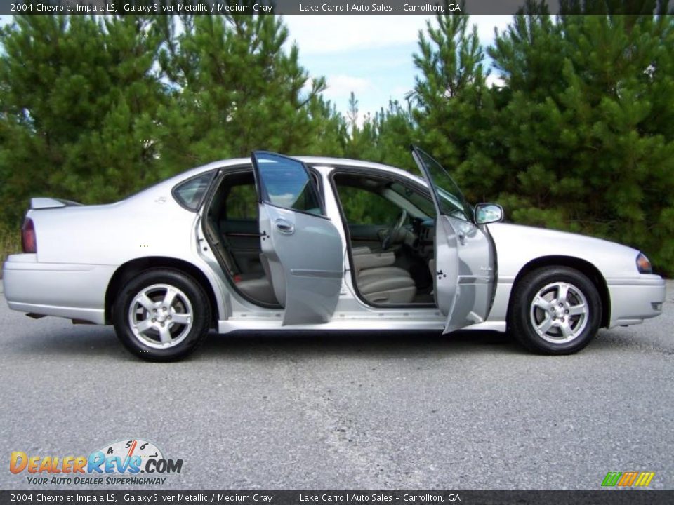 2004 Chevrolet Impala LS Galaxy Silver Metallic / Medium Gray Photo #13