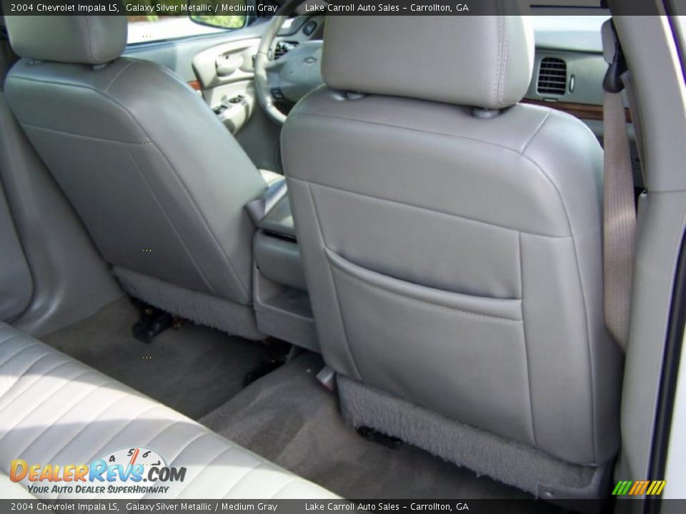 2004 Chevrolet Impala LS Galaxy Silver Metallic / Medium Gray Photo #18