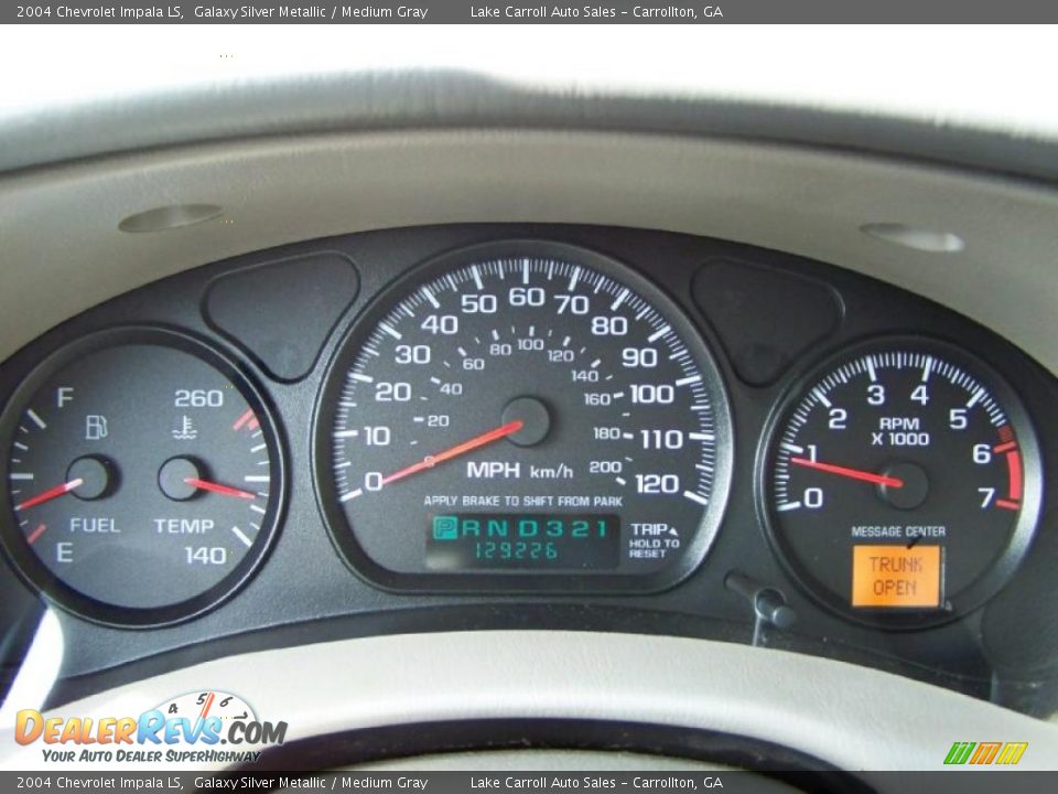 2004 Chevrolet Impala LS Galaxy Silver Metallic / Medium Gray Photo #21
