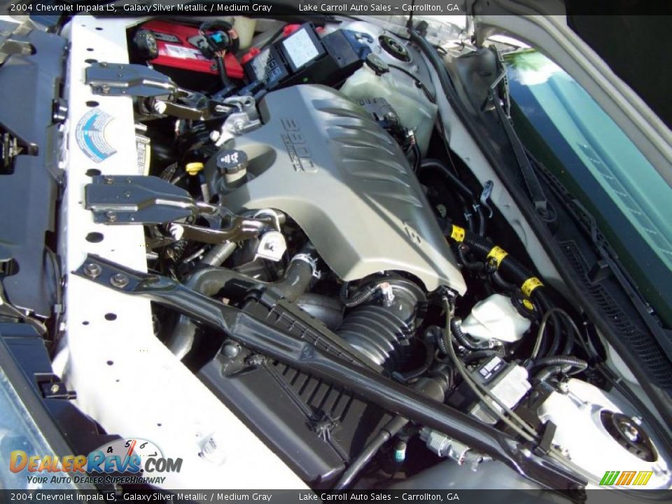 2004 Chevrolet Impala LS Galaxy Silver Metallic / Medium Gray Photo #31