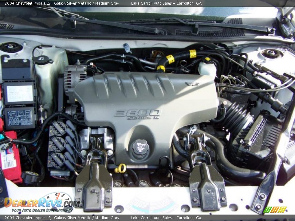 2004 Chevrolet Impala LS Galaxy Silver Metallic / Medium Gray Photo #32