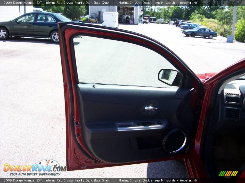 2009 Dodge Avenger SXT Inferno Red Crystal Pearl / Dark Slate Gray Photo #8