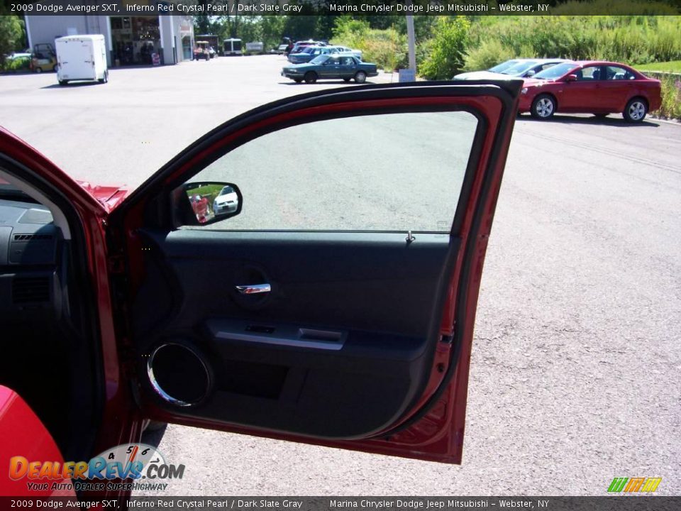 2009 Dodge Avenger SXT Inferno Red Crystal Pearl / Dark Slate Gray Photo #11