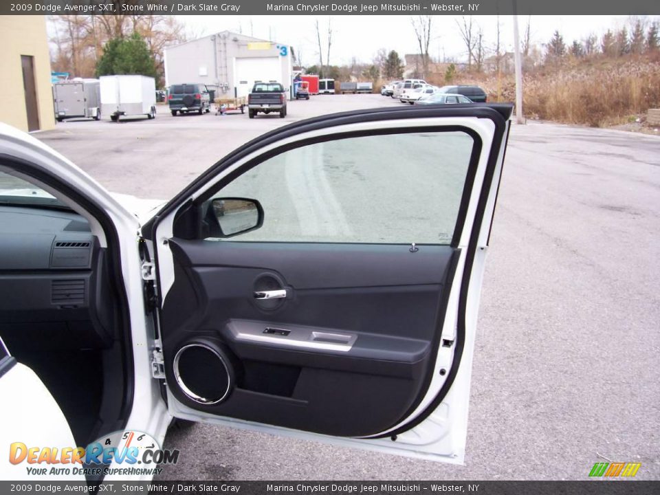 2009 Dodge Avenger SXT Stone White / Dark Slate Gray Photo #20