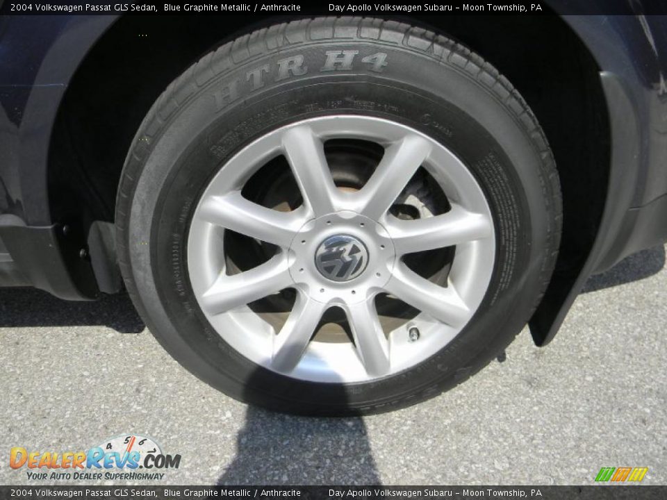 2004 Volkswagen Passat GLS Sedan Blue Graphite Metallic / Anthracite Photo #19