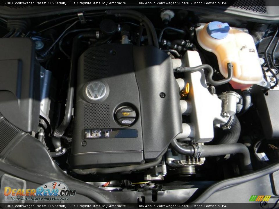 2004 Volkswagen Passat GLS Sedan Blue Graphite Metallic / Anthracite Photo #20