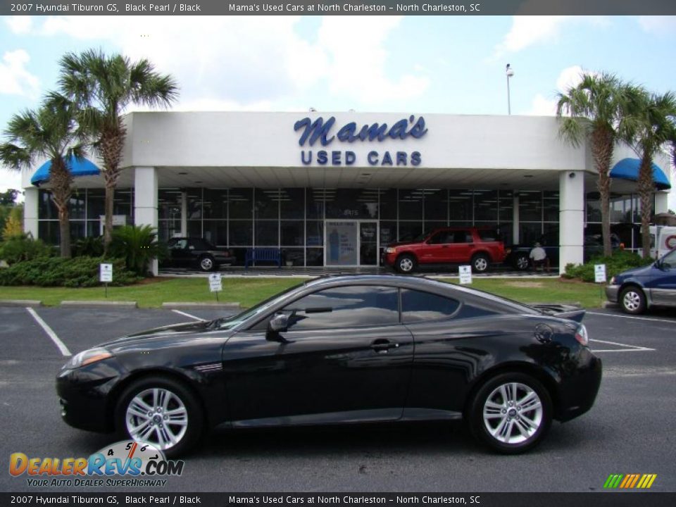 2007 Hyundai Tiburon GS Black Pearl / Black Photo #1