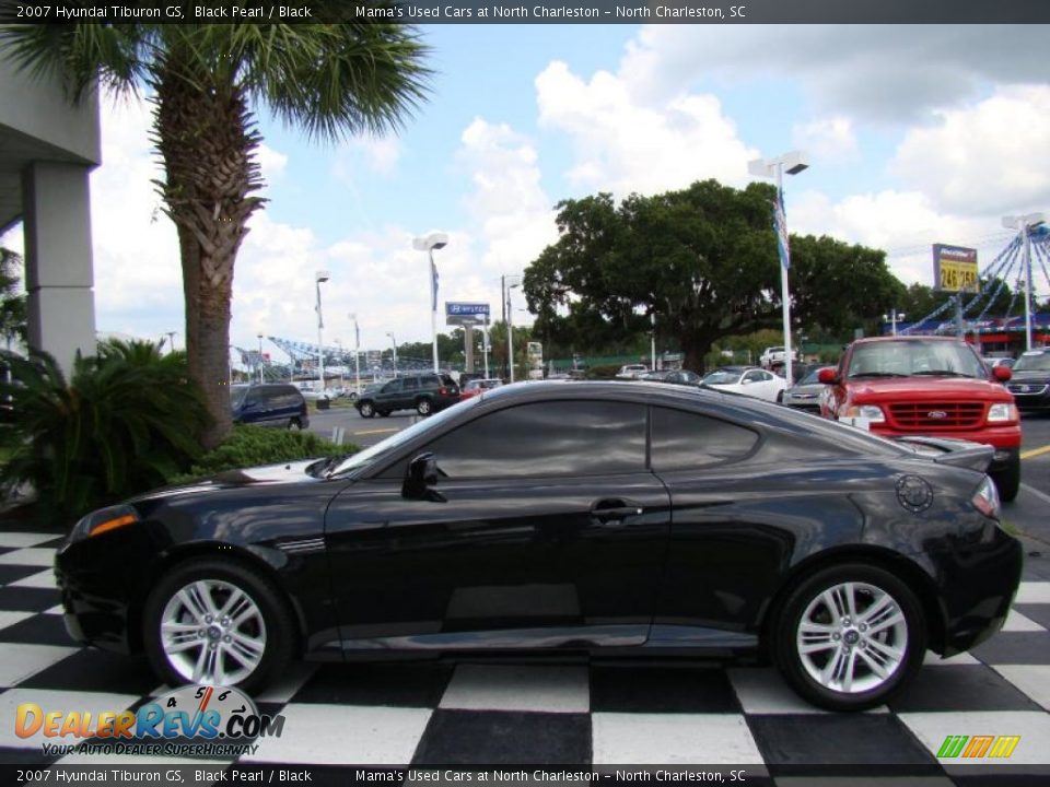 2007 Hyundai Tiburon GS Black Pearl / Black Photo #2