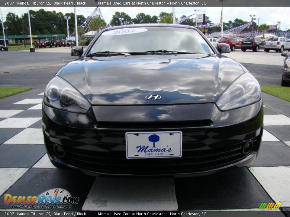 2007 Hyundai Tiburon GS Black Pearl / Black Photo #4
