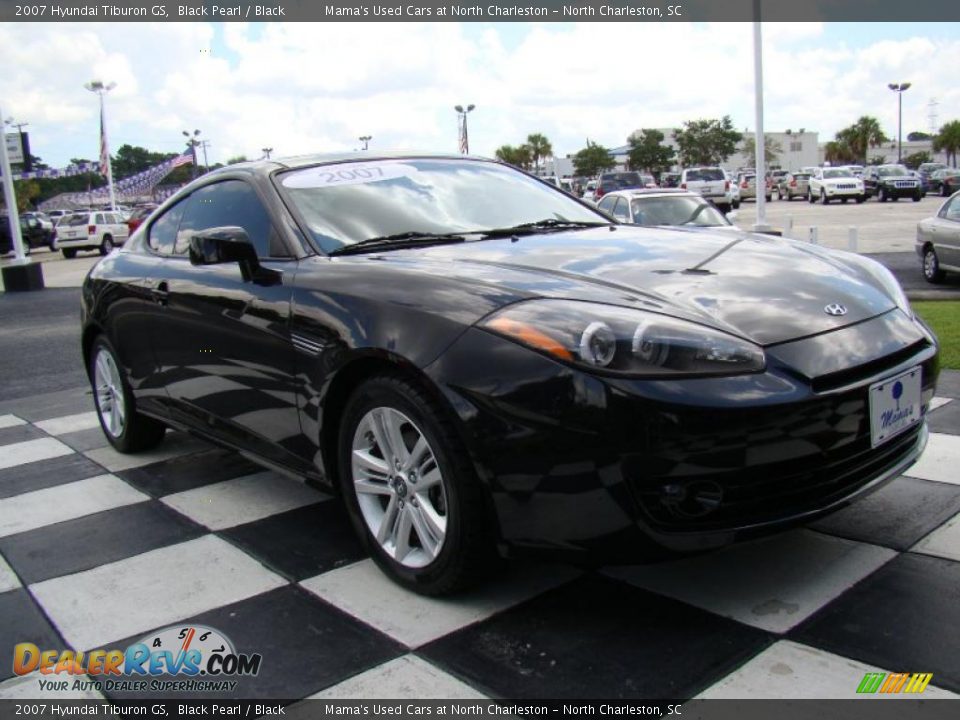 2007 Hyundai Tiburon GS Black Pearl / Black Photo #5