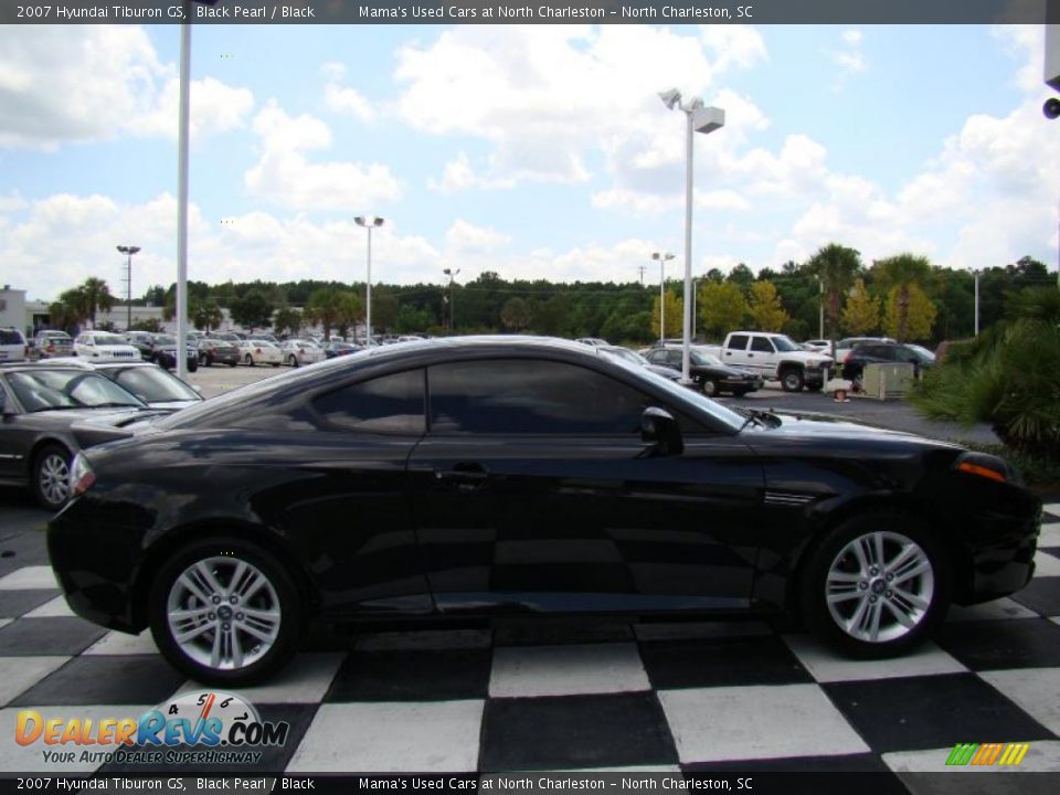 2007 Hyundai Tiburon GS Black Pearl / Black Photo #6