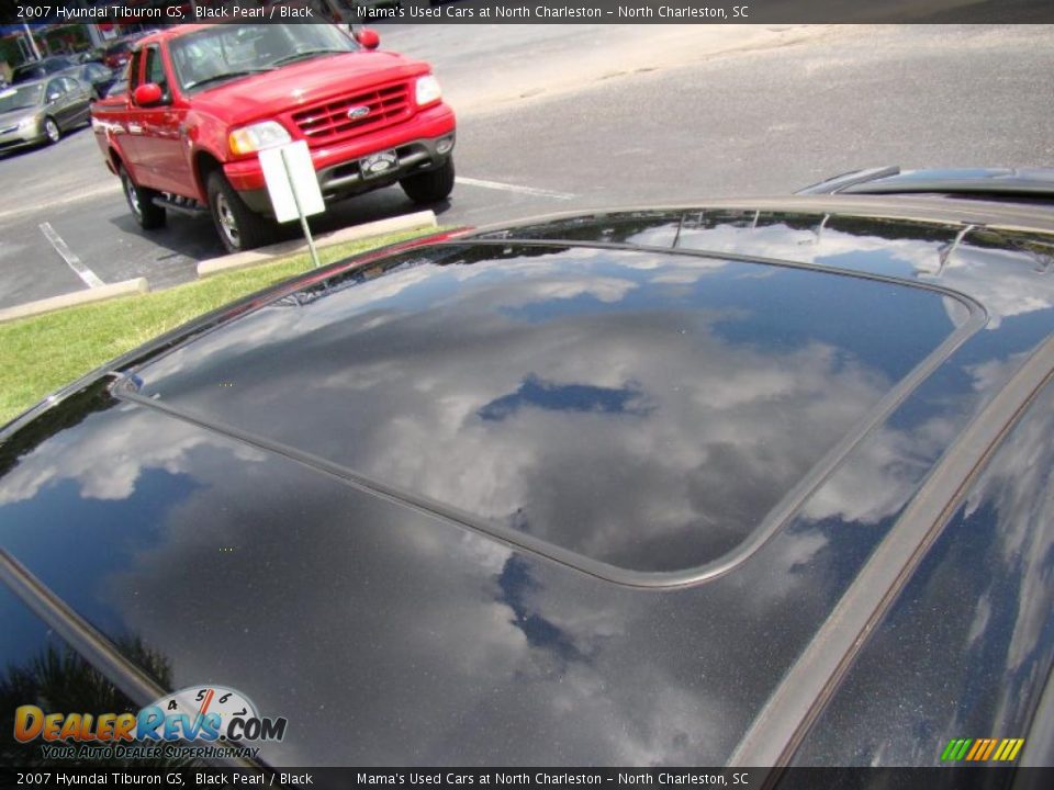 2007 Hyundai Tiburon GS Black Pearl / Black Photo #26