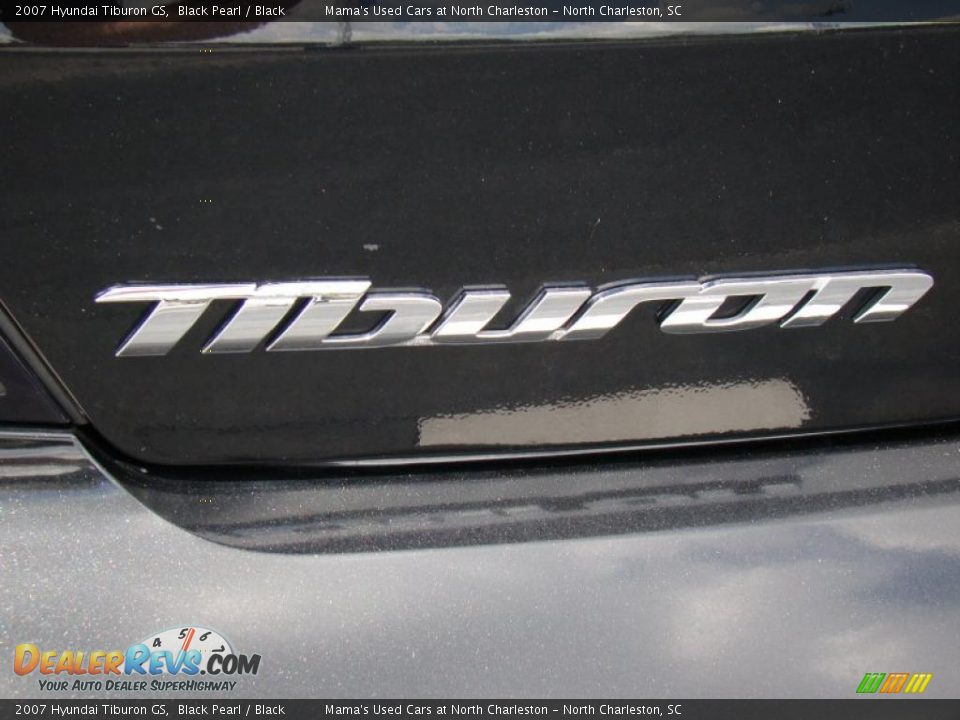 2007 Hyundai Tiburon GS Black Pearl / Black Photo #28