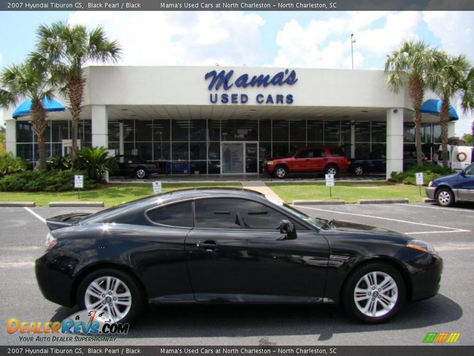 2007 Hyundai Tiburon GS Black Pearl / Black Photo #30