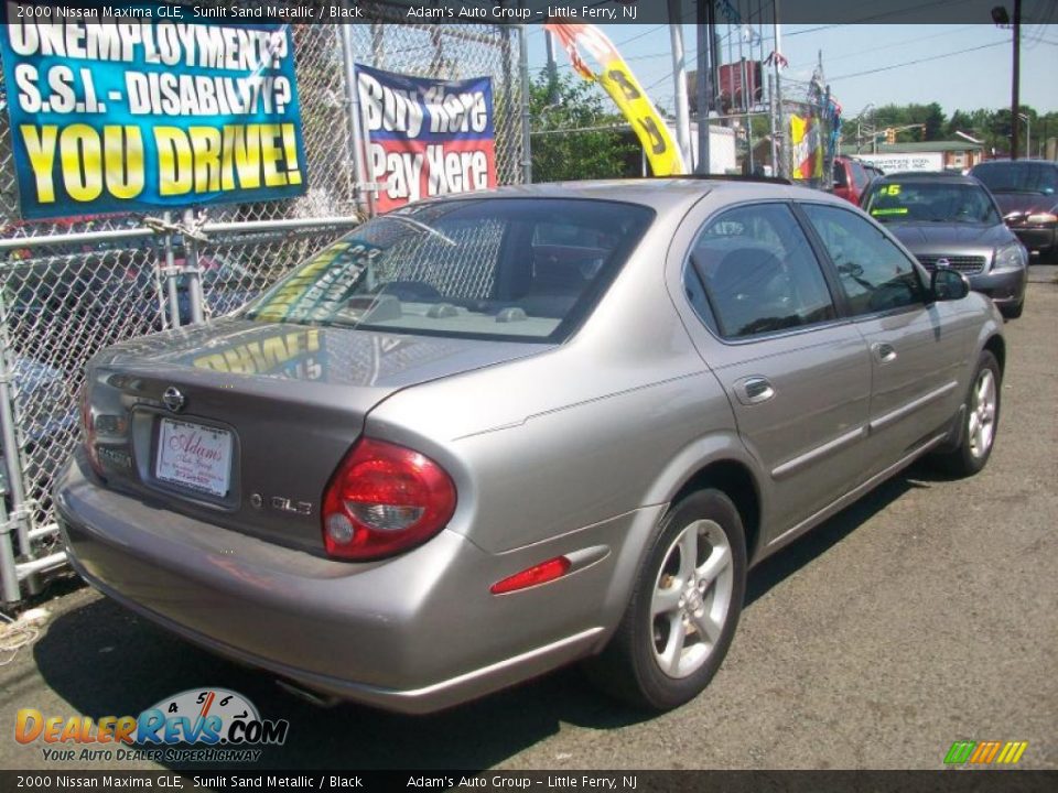 2000 Nissan Maxima GLE Sunlit Sand Metallic / Black Photo #3